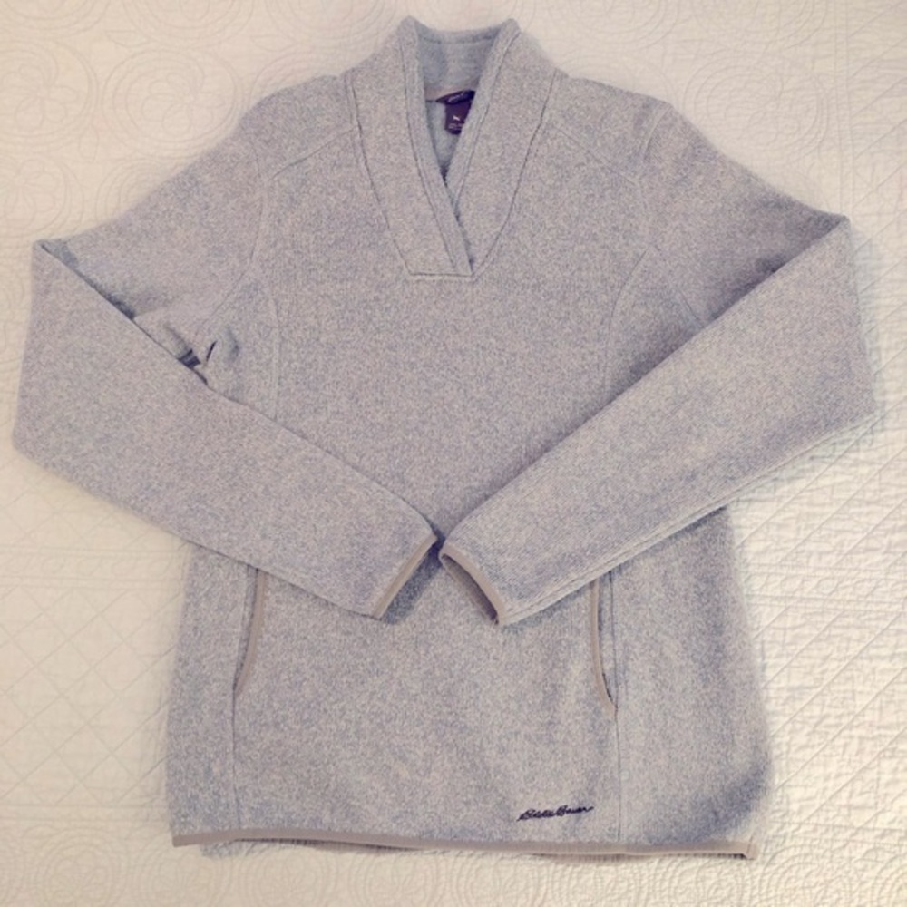 Eddie Bauer pullover sweater fleece. Size medium.